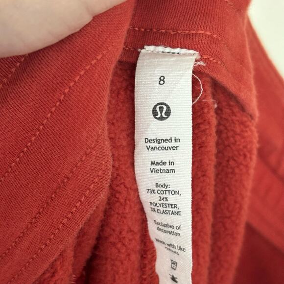 Lululemon Loungeful Straight Leg Pant - Red Rock (Orange) - Women's 8 - Picture 9 of 9